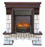 Каминокомплект RealFlame Stone new STD/EUG AO (DN) с очагом Fobos s Lux Black/Brass