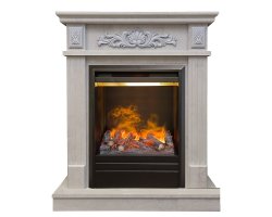 Каминокомплект RealFlame Adelaida STD/EUG WT с очагом 3D Olympic