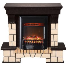 Каминокомплект Interflame Экстер венге с очагом Fobos FX M Black