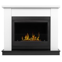Каминокомплект Firelight Canto Long+BFP/P-3020 белый/черный