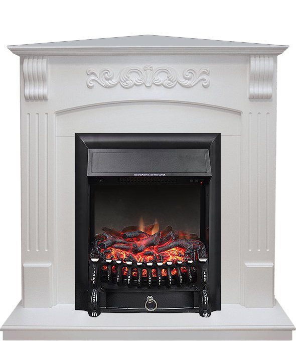 Каминокомплект Royal Flame Sorrento угловой c очагом Fobos FX Black