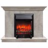 Каминокомплект Хорошие Камины Марс с очагом RealFlame Fobos Lux Black цемент