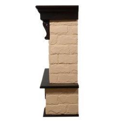 Портал Firelight Forte 30S камень бежевый/шпон венге