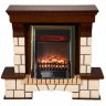 Каминокомплект Interflame Экстер махагон с очагом Fobos FX M Brass
