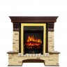 Каминокомплект Royal Flame Pierre Luxe сланец с очагом Fobos FX Brass