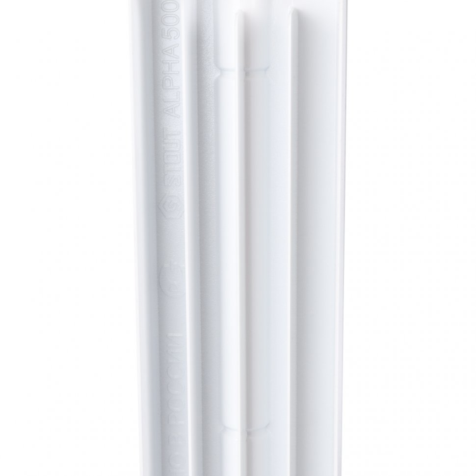 Радиатор алюминиевый STOUT Alpha 500 (4 секции)