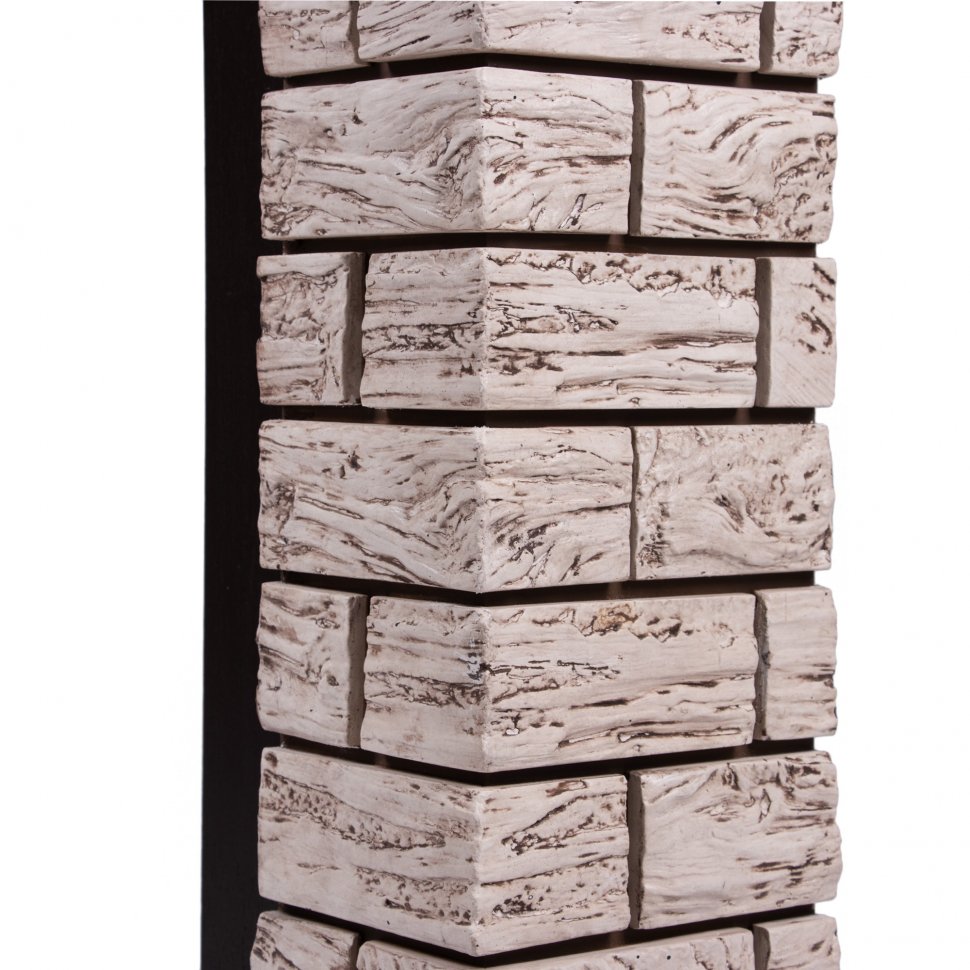 Портал Firelight Bricks Wood Classic камень коричневый/шпон темный дуб