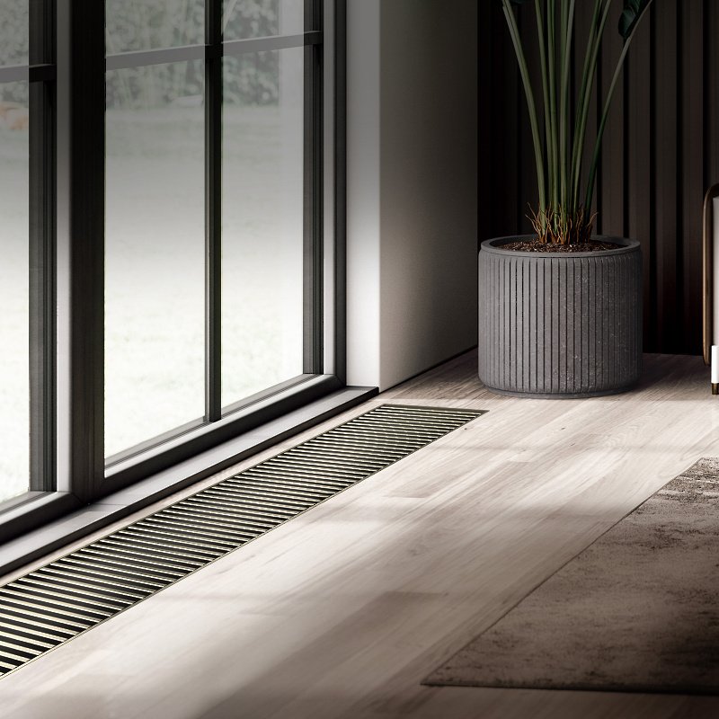 Внутрипольный конвектор Royal Thermo Atrium 75/300/2100-DG-U-LB