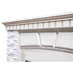 Каминокомплект Electrolux EFP/P-1020LS с порталом Porto Classic камень белый/шпон беленый дуб