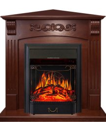 Каминокомплект Royal Flame Sorrento угловой c очагом Majestic FX Black