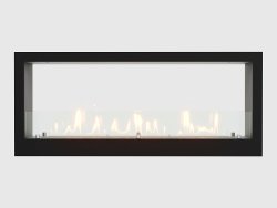 Встроенный биокамин Lux Fire Сквозной 1130 S ВБКС-1130S