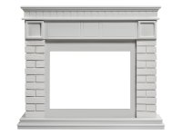 Портал Firelight Bricks 25 камень белый/белая эмаль