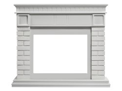 Портал Firelight Bricks 25 камень белый/белая эмаль