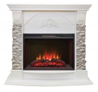 Каминокомплект RealFlame Athena GR STD/EUG/25/24 WT с очагом Irvine 24