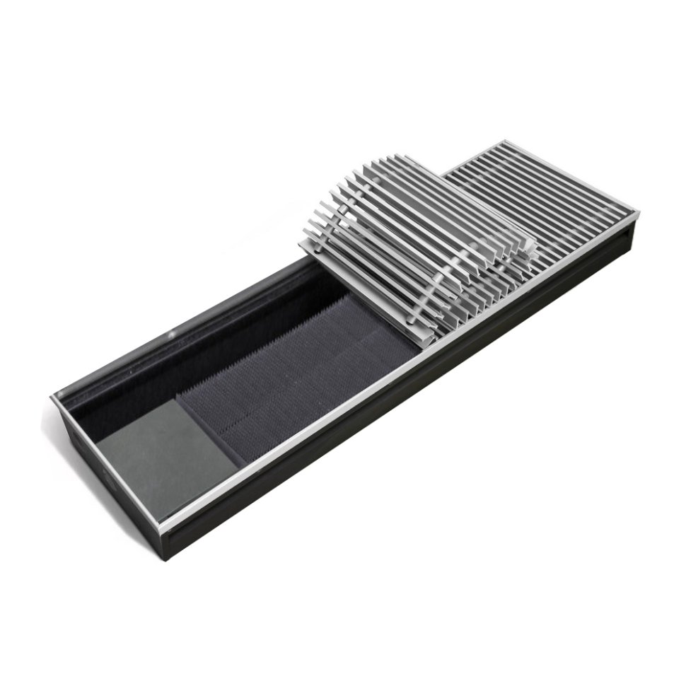 Внутрипольный конвектор КЗТО Бриз 300*80*1500 U 8Ал 12