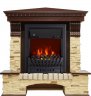 Каминокомплект Royal Flame Pierre Luxe сланец угловой с очагом Aspen Black