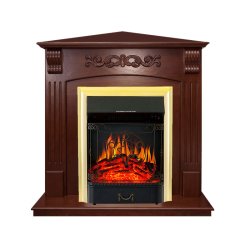 Каминокомплект Royal Flame Sorrento угловой c очагом Majestic FX Brass