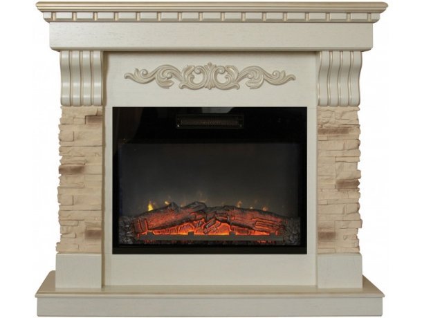Каминокомплект RealFlame Marseille Luxe 24 с очагом Kendal 24