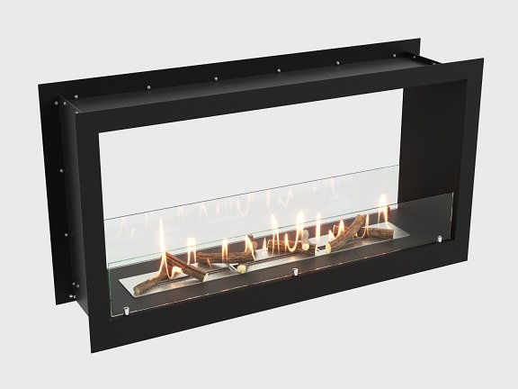 Встроенный биокамин Lux Fire Сквозной 1210 М ВБКС-1210М
