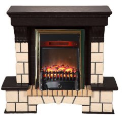Каминокомплект Interflame Экстер венге с очагом Fobos FX M Brass