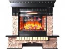 Каминокомплект Interflame Экстер прованс венге с очагом Panoramic 06 25 LED FX