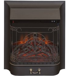 Каминокомплект Interflame Брайт темный дуб с очагом Majestic FX M Black