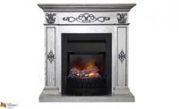 Электрический камин Dimplex Портал Derby (Old Silver) с очагом Opti-Myst Danville
