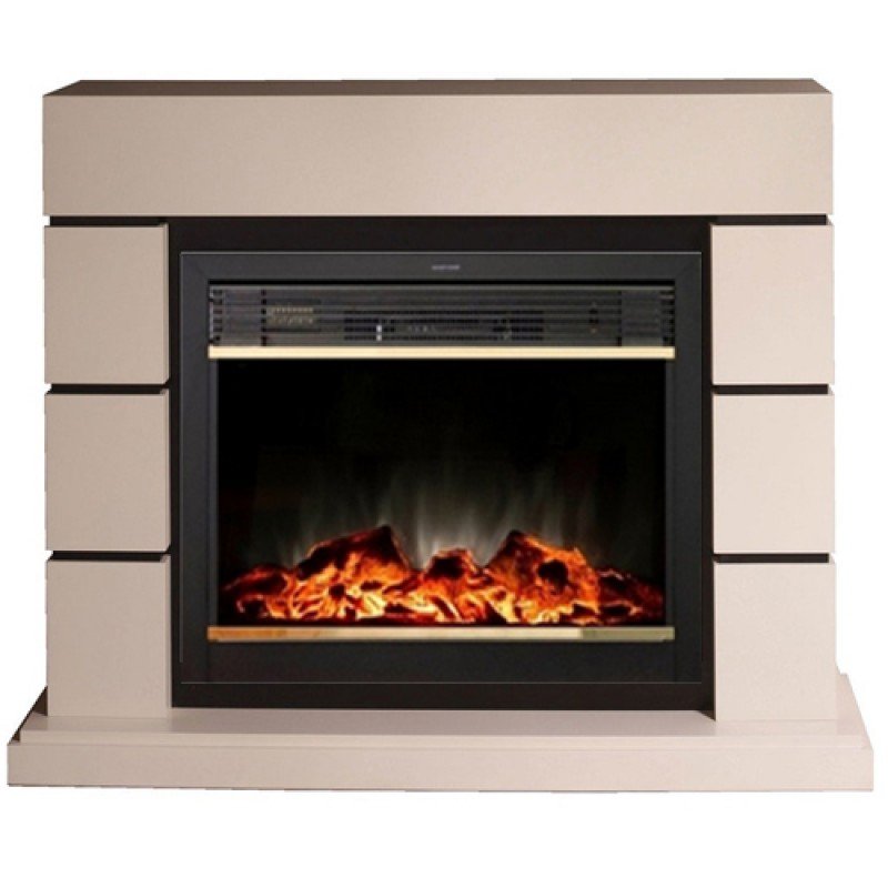Каминокомплект Interflame Норд с очагом Jupiter FX M Brass бежевый