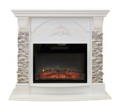 Каминокомплект RealFlame Athena GR STD/EUG/25/24 WT с очагом Kendal 24