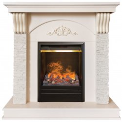 Каминокомплект RealFlame Corfino WT с очагом 3D Olympic