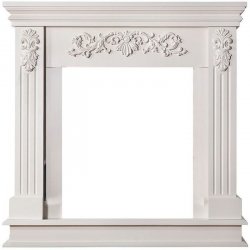 Портал Interflame Берта Люкс белый под классический очаг