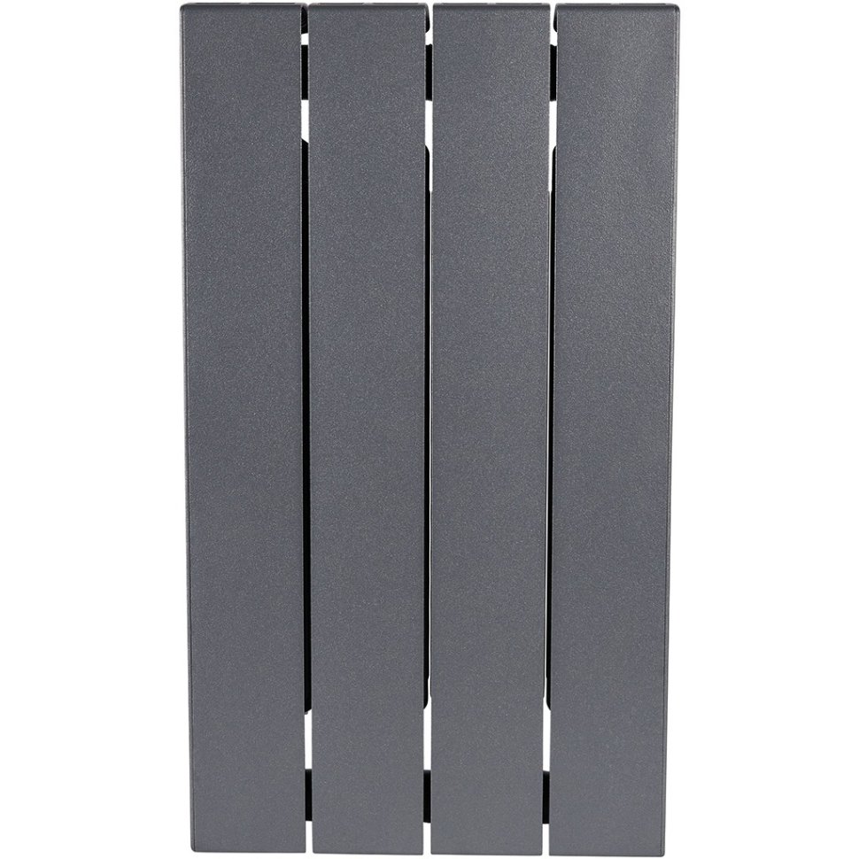 Биметаллический радиатор отопления Rifar Supremo 500 боковое подключение 4 секции титан