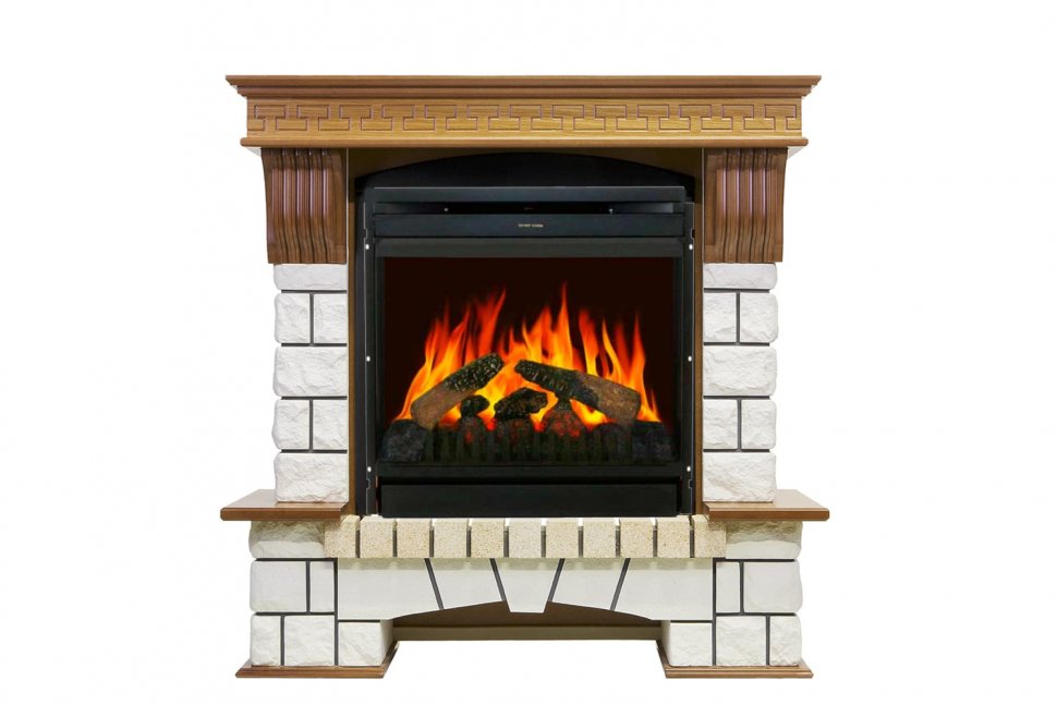 Каминокомплект Dimplex Pierre Luxe с очагом Gannon дуб